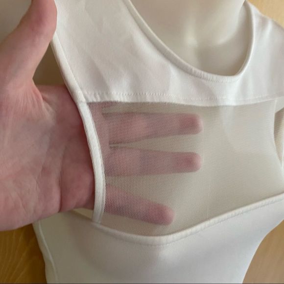 Urban Outfitters Silence + Noise • Mesh Peekaboo Racerback Crop Top - Picture 6 of 13